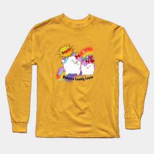 Chunky Unicorn's Daping by Yahaira Lovely Loves Long Sleeve T-Shirt